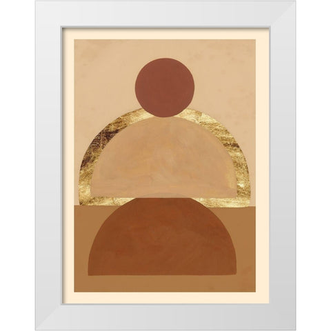 Sugar Melon II White Modern Wood Framed Art Print by Barnes, Victoria