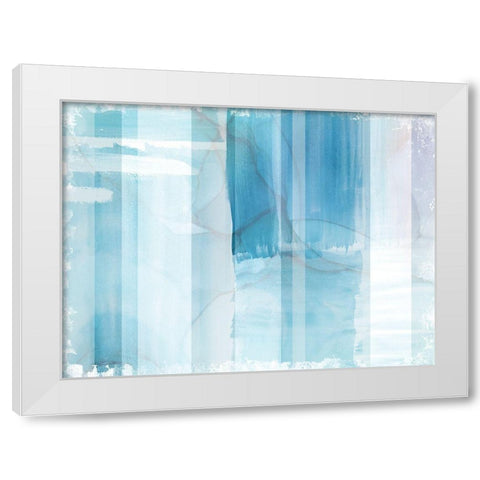 Portico I White Modern Wood Framed Art Print by Naskrent, Delores