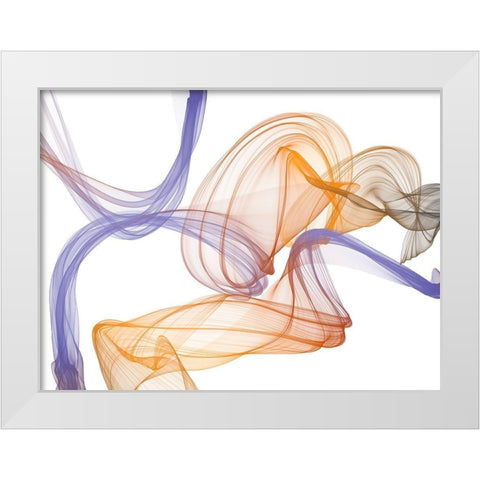 Dynamic Movement VIII White Modern Wood Framed Art Print by Orlov, Irena