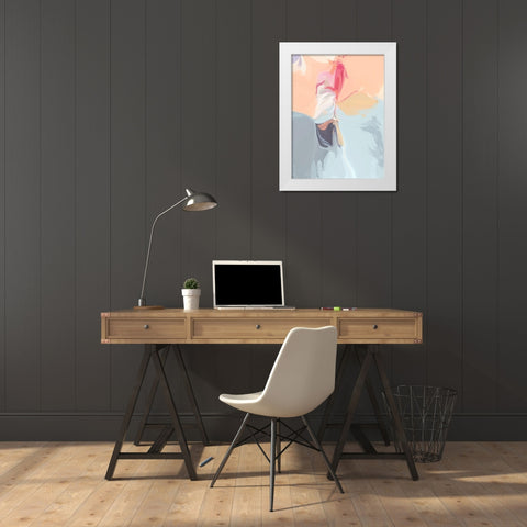 Deep Note II White Modern Wood Framed Art Print by Orlov, Irena