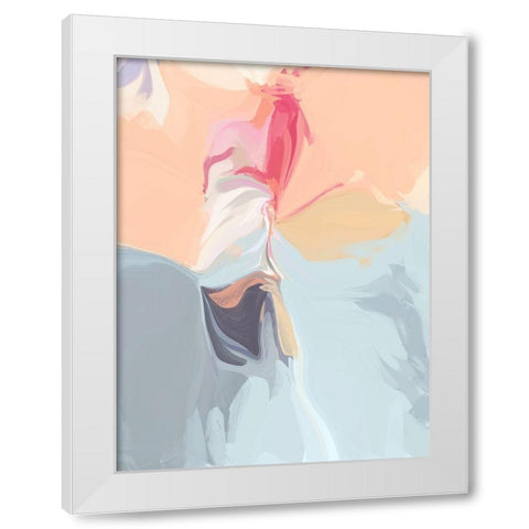 Deep Note II White Modern Wood Framed Art Print by Orlov, Irena