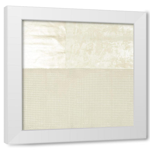 Diffused Limestone I White Modern Wood Framed Art Print by Lam, Vanna