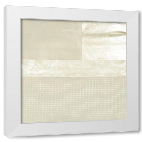 Diffused Limestone II White Modern Wood Framed Art Print by Lam, Vanna