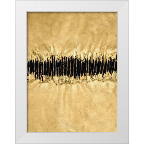 Auric V White Modern Wood Framed Art Print by Stramel, Renee W.