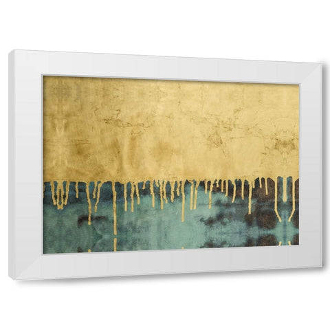 Aquafer II White Modern Wood Framed Art Print by Stramel, Renee W.