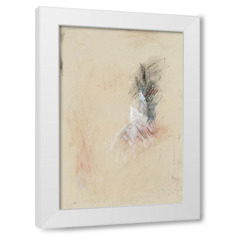 Transient Murmur II White Modern Wood Framed Art Print by Stramel, Renee W.