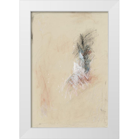 Transient Murmur II White Modern Wood Framed Art Print by Stramel, Renee W.
