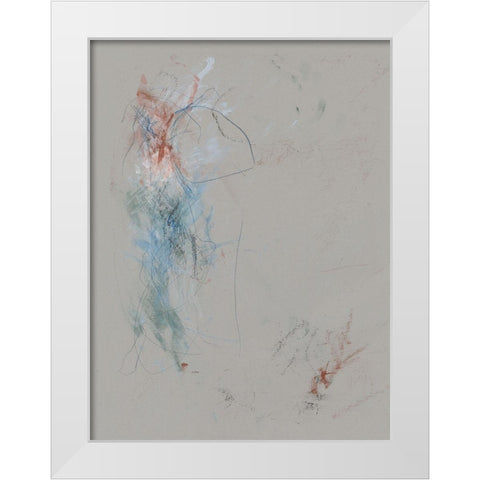 Intrinsic Meaning II White Modern Wood Framed Art Print by Stramel, Renee W.
