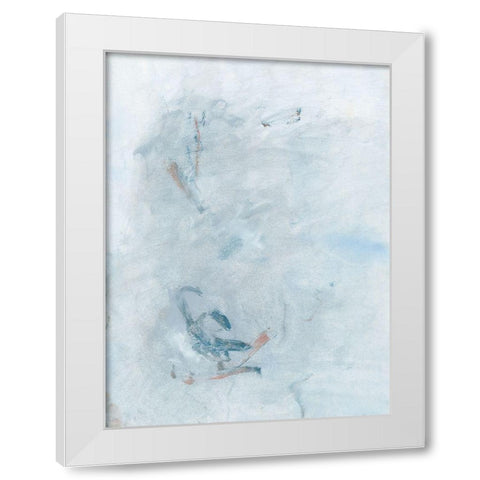 Azure Introspect I White Modern Wood Framed Art Print by Stramel, Renee W.