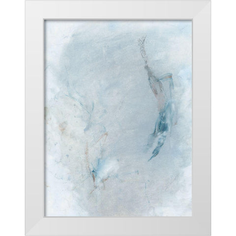 Azure Introspect II White Modern Wood Framed Art Print by Stramel, Renee W.