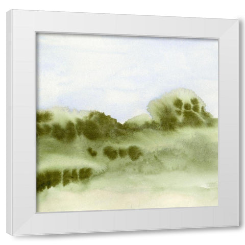 Summer Dreamscape I White Modern Wood Framed Art Print by Caroline, Emma