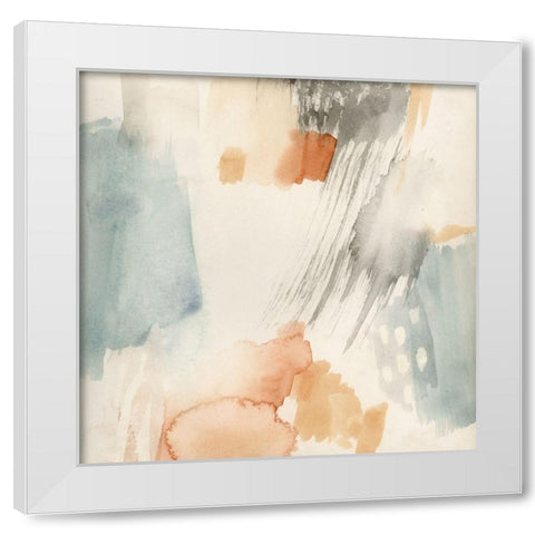 Quell II White Modern Wood Framed Art Print by Barnes, Victoria