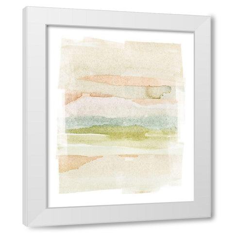 Soft Stack II White Modern Wood Framed Art Print by Caroline, Emma