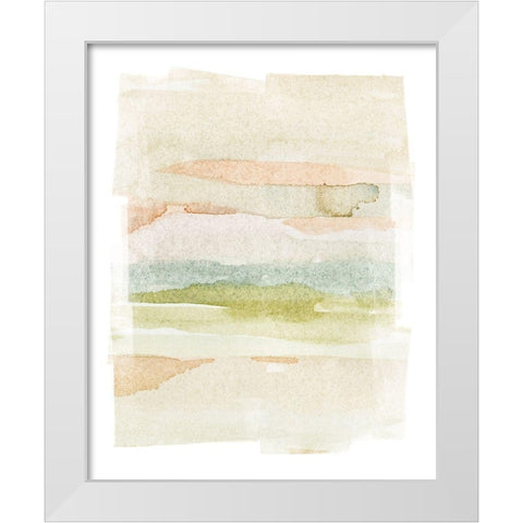 Soft Stack II White Modern Wood Framed Art Print by Caroline, Emma