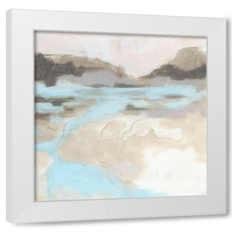 Neutral Plain I White Modern Wood Framed Art Print by Vess, June Erica
