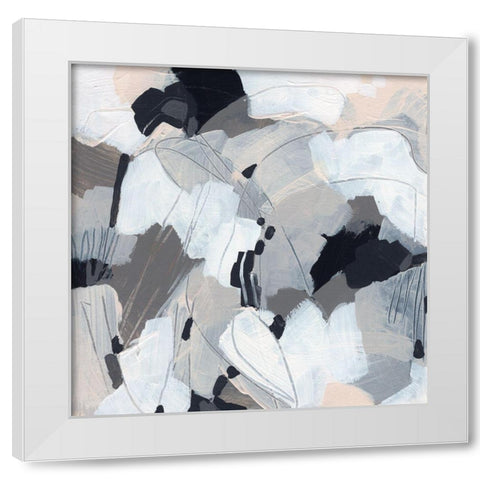 Cloud Path I White Modern Wood Framed Art Print by Vess, June Erica