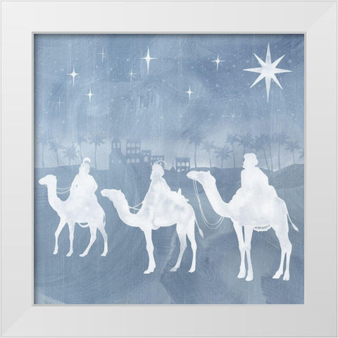 Star of Bethlehem II White Modern Wood Framed Art Print by Popp, Grace
