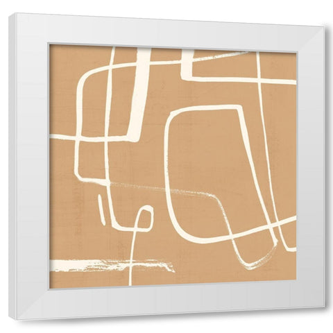 Wayfinder II White Modern Wood Framed Art Print by Barnes, Victoria