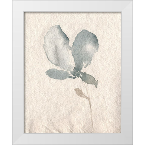 UA Fleur Petite IV White Modern Wood Framed Art Print by Goldberger, Jennifer