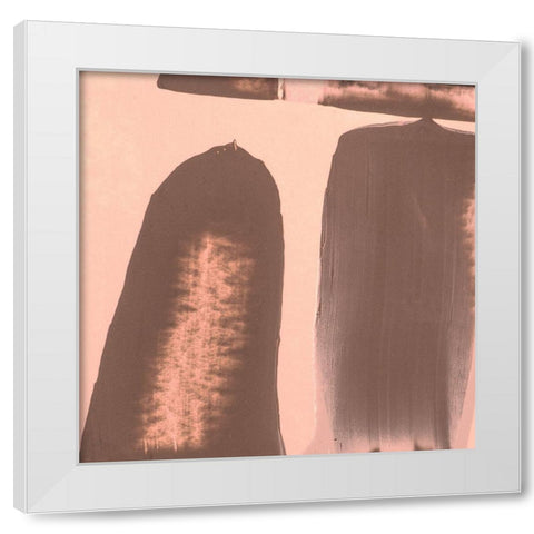 Aurora III White Modern Wood Framed Art Print by Aryai, Sia