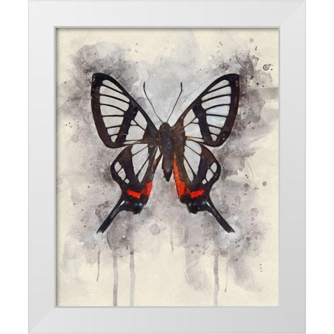 Natural Abstraction II White Modern Wood Framed Art Print by Robertson, Leda