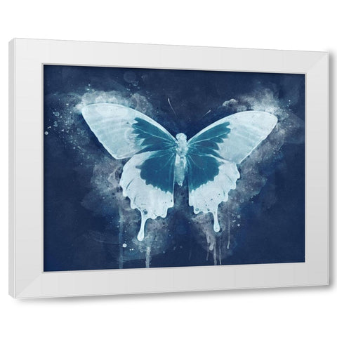 Natures Angel I White Modern Wood Framed Art Print by Robertson, Leda