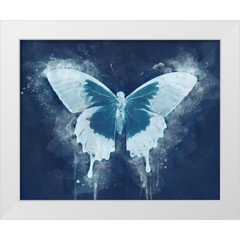 Natures Angel I White Modern Wood Framed Art Print by Robertson, Leda