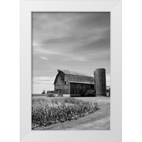 Farm Serenity II White Modern Wood Framed Art Print by Robertson, Leda