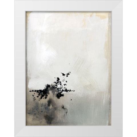 Passel I White Modern Wood Framed Art Print by Barnes, Victoria