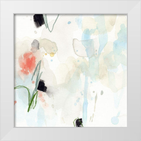 Subtle Dream III White Modern Wood Framed Art Print by Vess, June Erica