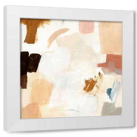 Sprung I White Modern Wood Framed Art Print by Barnes, Victoria