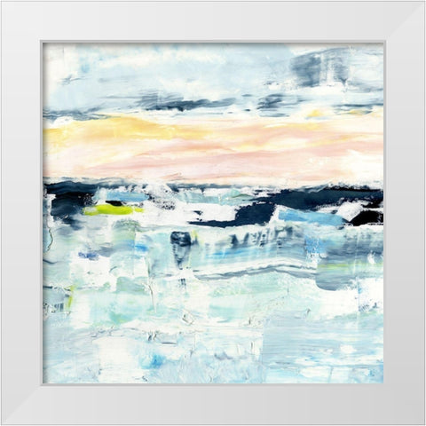 Pastel Mirage II White Modern Wood Framed Art Print by Harper, Ethan