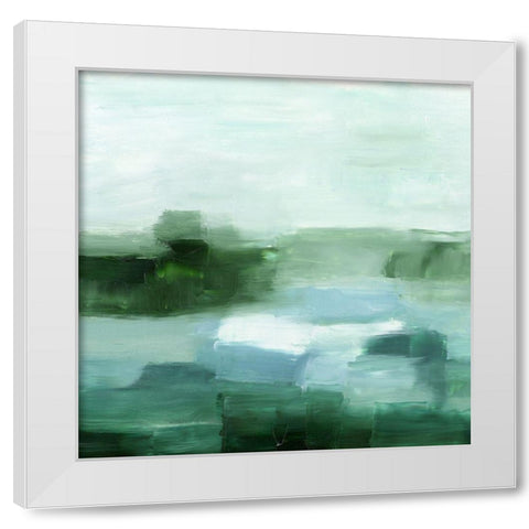 Verte Horizon II White Modern Wood Framed Art Print by Harper, Ethan