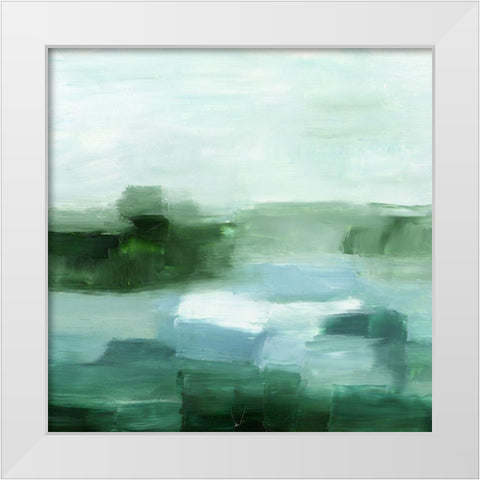 Verte Horizon II White Modern Wood Framed Art Print by Harper, Ethan
