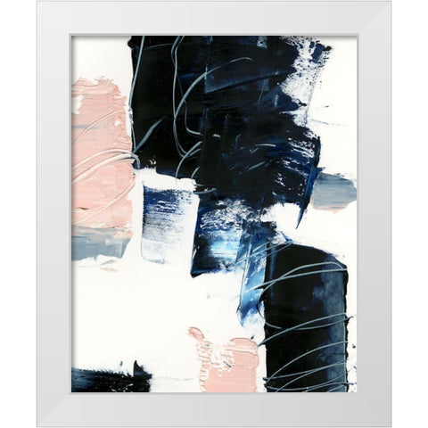 Untangle II White Modern Wood Framed Art Print by Harper, Ethan