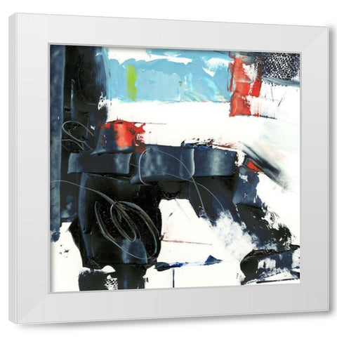 City Vibe II White Modern Wood Framed Art Print by Harper, Ethan