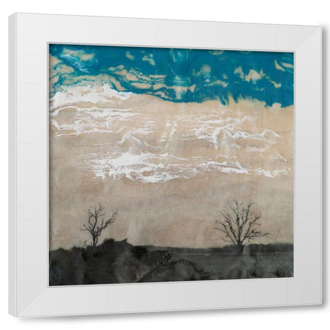 Two Trees I White Modern Wood Framed Art Print by Ludwig, Alicia