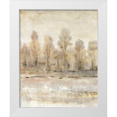 Peaceful Forest I White Modern Wood Framed Art Print by OToole, Tim