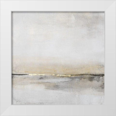 Horizontal Flow I White Modern Wood Framed Art Print by OToole, Tim