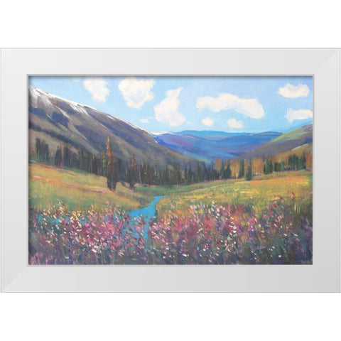 Mountain Pass II White Modern Wood Framed Art Print by OToole, Tim