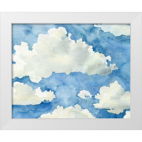 California Sky I White Modern Wood Framed Art Print by Caroline, Emma