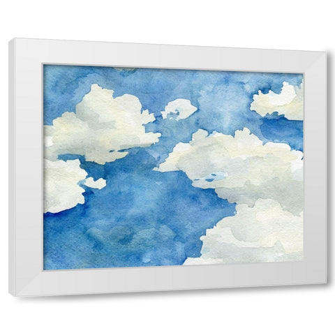 California Sky II White Modern Wood Framed Art Print by Caroline, Emma