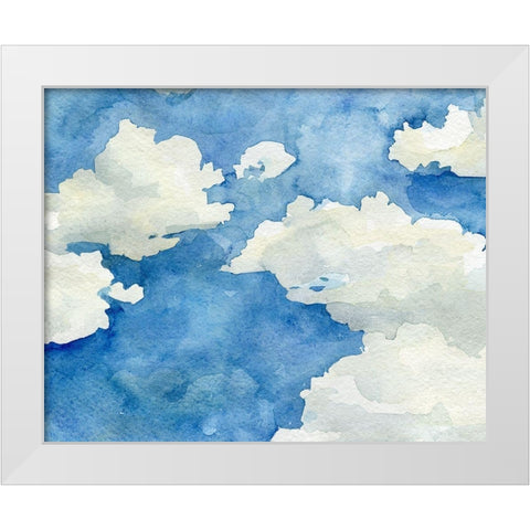 California Sky II White Modern Wood Framed Art Print by Caroline, Emma