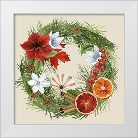 Harvest Spice I White Modern Wood Framed Art Print by Popp, Grace