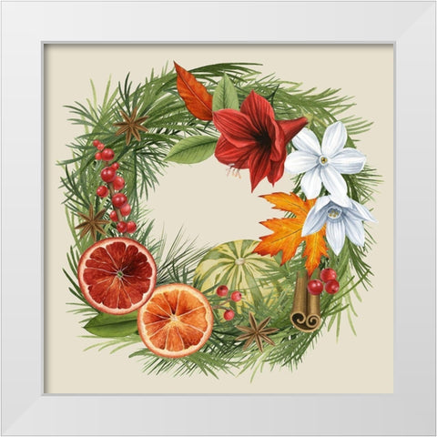 Harvest Spice II White Modern Wood Framed Art Print by Popp, Grace