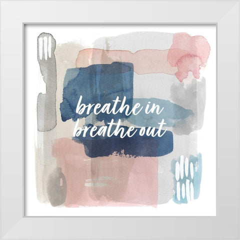 Calm Watercolor I White Modern Wood Framed Art Print by Popp, Grace