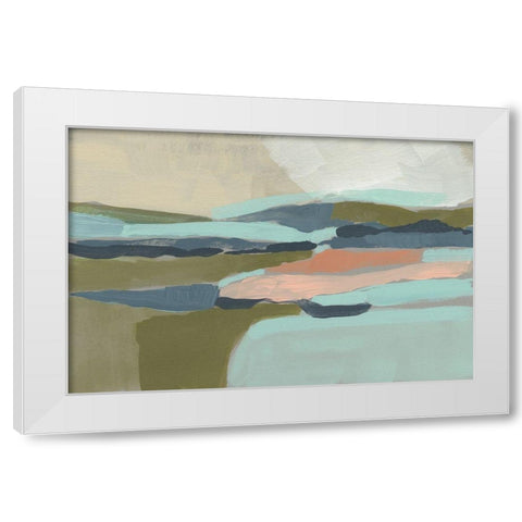 Pastel Plane I White Modern Wood Framed Art Print by Goldberger, Jennifer