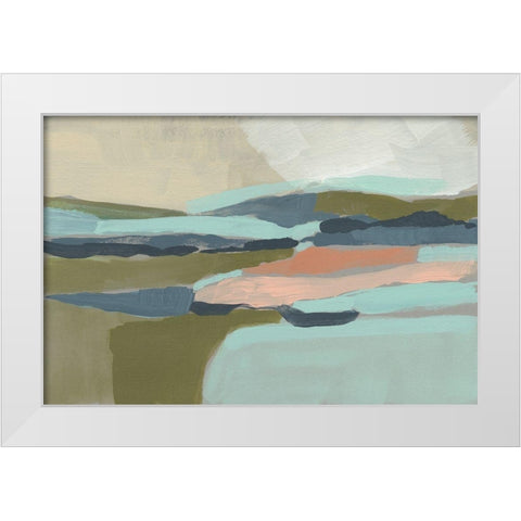 Pastel Plane I White Modern Wood Framed Art Print by Goldberger, Jennifer