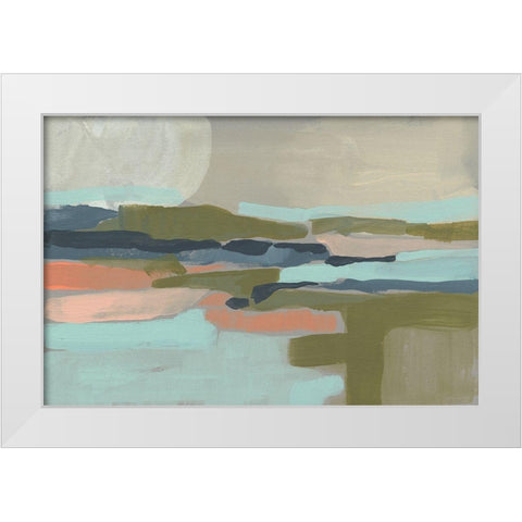 Pastel Plane II White Modern Wood Framed Art Print by Goldberger, Jennifer