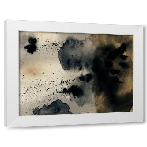 Ember II White Modern Wood Framed Art Print by Barnes, Victoria